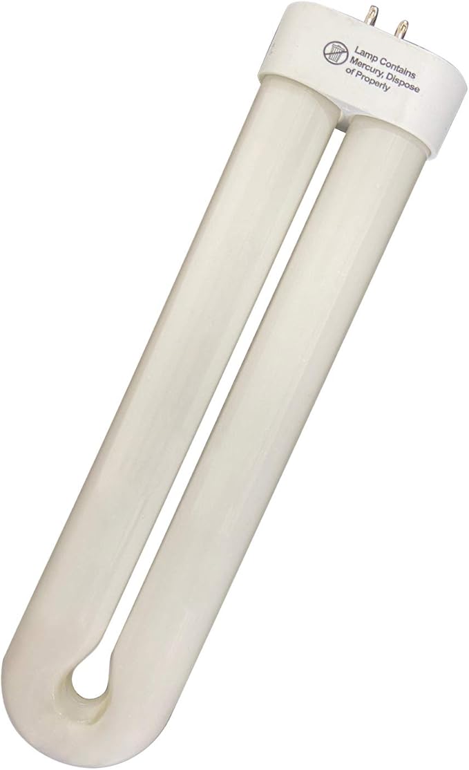 junxing BF190 Replacement Fluorescent Bulbs, Black Light Bulb Compatible with BK-40D, FUL32T8/BL 365nm, U Shape BL Fluorescent lamp,10 inch 32 Watt 2 Pack