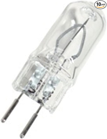 10 Qty. Halco 20W JC 130V G8 Prism BROWN INNER PACK JCD20/G8 20w 130v Halogen Clear Lamp Bulb