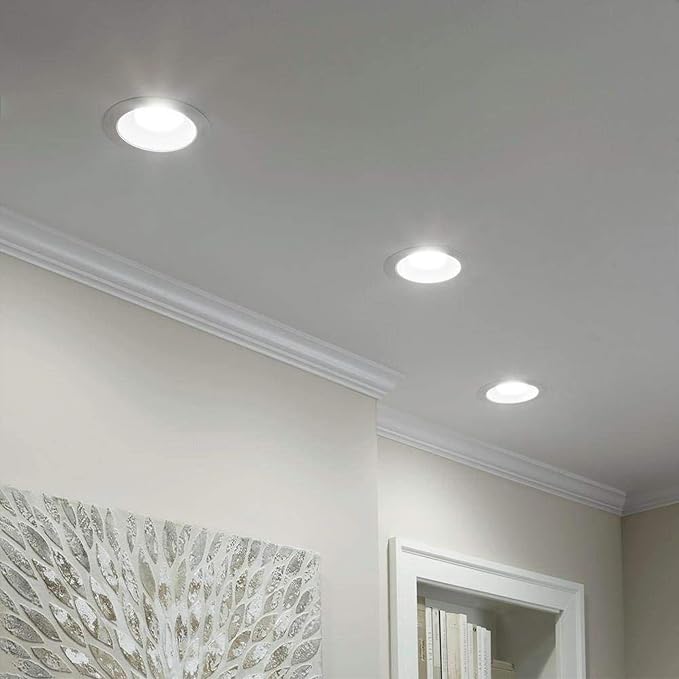 FTL 12-Pack BR20 LED Bulb 5000K Daylight White Dimmable Flood Light Bulbs 7W 750lm 50W 60W Equivalent E26 Indoor Recessed Can Light Bulbs for Ceiling Lighting