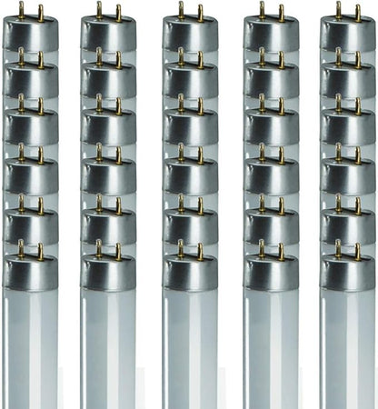 GoodBulb F28T8 28W 48 Inch T8 Fluorescent Light Bulb 5000K Daylight White Color Medium Bi-Pin Base 2970 Lumens 86 CRI 36000 Life Hours Car Dealership Lighting 30 Bulbs Pack