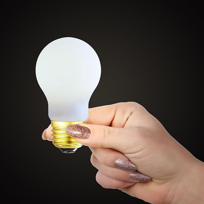 Frosted A15 LED Bulb 8W Equal E26 Bulb 75 Watt Dimmable E26 Edison Light Bulb 4000K Daylight AC120V 800LM A15 LED Bulb for Ceiling Fan,Fridge,Wall sconces,Desk lamp, Pack of 6