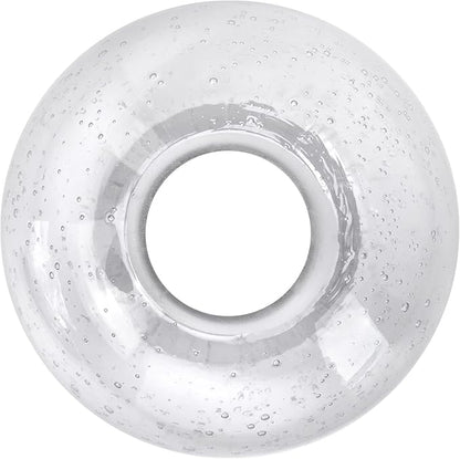 Glass Lamp Shade Replacement Globe & Cover for Lighting Fixture, 5.9" Diameter, 1-5/8 inch Fitter, 2 Pack Clear Seeded Bubble Globe Lamp Shade