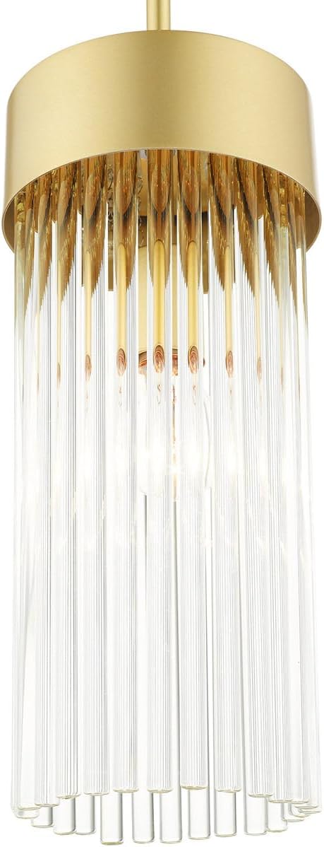 Livex Lighting 49829-33 1 Light Soft Gold Chandelier