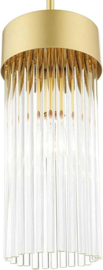 Livex Lighting 49829-33 1 Light Soft Gold Chandelier