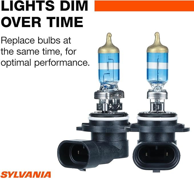 SYLVANIA - 9006 SilverStar Ultra - High Performance Halogen Headlight Bulb, High Beam, Low Beam and Fog Replacement Bulb, Brightest Downroad with Whiter Light, Tri-Band Technology (Contains 2 Bulbs)
