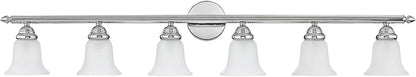 Livex Lighting 1066-05 Neptune 6-Light Bath Light, Chrome