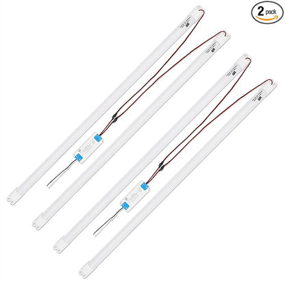 4FT Magnetic LED Retrofit Kit,Recessed T8T10Fluorescent Light Retrofit LED Light Tube,Panel Light,Troffer Quick Retrofit LED Light Kit ,No Professional Tools Required,36w, 5000K White light (2 pack)