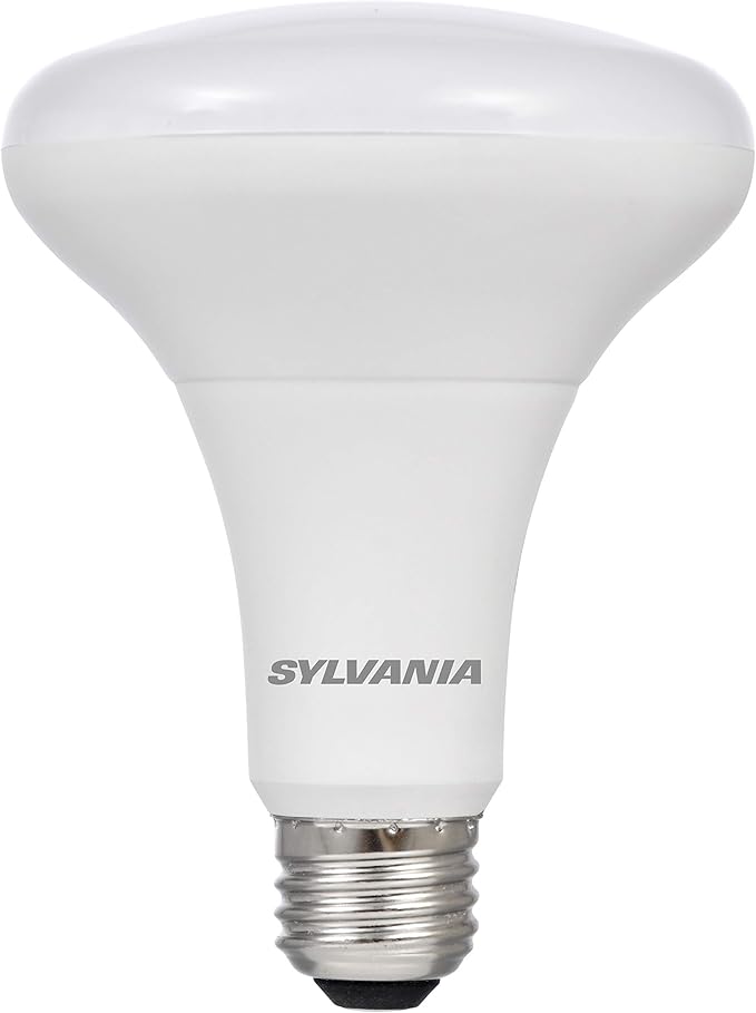 Sylvania ECO LED BR30 Light Bulb, 65W = 10W, Dimmable, Frosted Finish, 650 Lumens, 2700K, Soft White - 4 Pack (40870)
