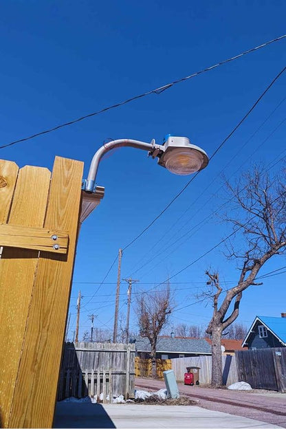 RuggedGrade 60W - Vontair Series - LED Barn Style Light with Photocell - 9,000 Lumens - Color Selectable 3000K/4000K/5000K - Gray Housing - Outdoor Light - DLC 5.1 Premium