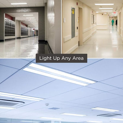 GoodBulb 28W 46 Inch T5 Fluorescent Light Bulb, 5000K Daylight Medium Bi-Pin Base, 2900 Lumens 85 CRI 36000 Life Hours, Instant/Programmed Start (Pack of 40)