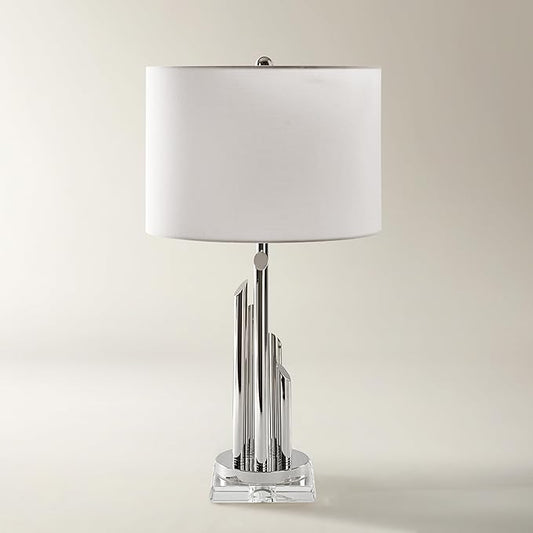 Z Gallerie Jagger Table Lamp,Silver (Bulbs not Included)