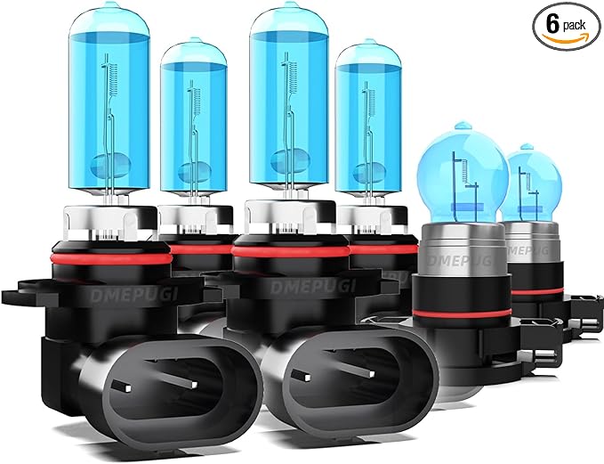 Headlight Bulbs Compatible with 2017-2018 Toyota Corolla,9005/HB3/H10 High Beam+ 9005/HB3/H10 Low Beam+ h16/5202 Fog Light Kit,Pack of 6