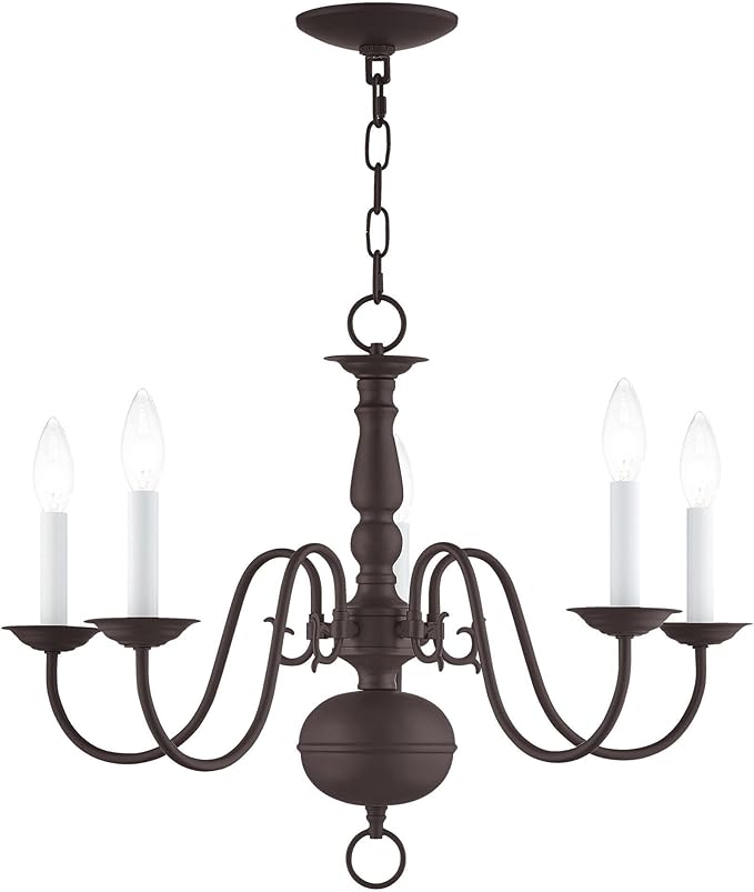 Livex Lighting 5005-07 Williamsburgh Chandelier