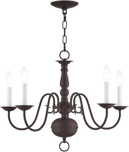 Livex Lighting 5005-07 Williamsburgh Chandelier