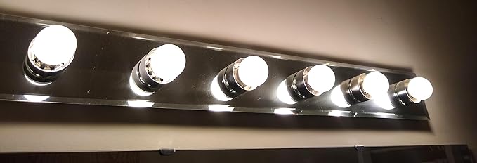 Dimmable G16.5 Frosted Edison Bulb,3000K Soft White,6W Equivalent E26 Chandelier Bulb 60 Watt,600lm,G50,CRI90+,AC120V,Frosted E26 LED Bulb,6Pack (6W-3000K)