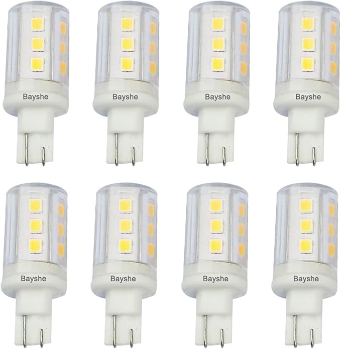 12V T10 Wedge Base Led Landscape Bulbs 3W Malibu Path Garden Light Bulbs,921 922 912 194 168 T10 RV Camper Trailer Motorhome Marine Boat Dome Light,6000K Daylight White,8 Pack