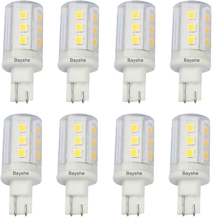 12V T10 Wedge Base Led Landscape Bulbs 3W Malibu Path Garden Light Bulbs,921 922 912 194 168 T10 RV Camper Trailer Motorhome Marine Boat Dome Light,6000K Daylight White,8 Pack