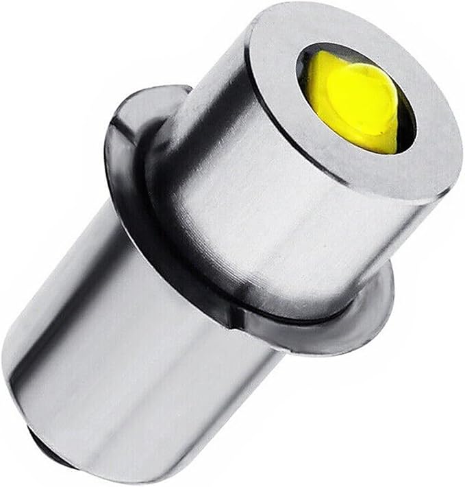 Upgrade 3V P13.5S LED Flashlight Bulb Replacement for 2-Cell U.S. Army &Military MX-991 Fulton Government & Military KPR102 (K1) (PR31) Krypton PR Torch Lantern Work Light Maglit Bulbs,2Pcs