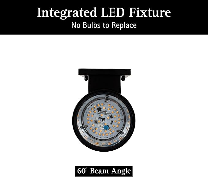 Ultralux 12 Inch Modern LED Matte Black Up and Down Wall Light, Outdoor Wall Sconce Front Door Light Fixture, 2000 Lumen Outdoor Sconce 30 Watt Outside Lights for House 3000K Exterior Light Fixture