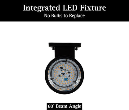Ultralux 12 Inch Modern LED Matte Black Up and Down Wall Light, Outdoor Wall Sconce Front Door Light Fixture, 2000 Lumen Outdoor Sconce 30 Watt Outside Lights for House 3000K Exterior Light Fixture