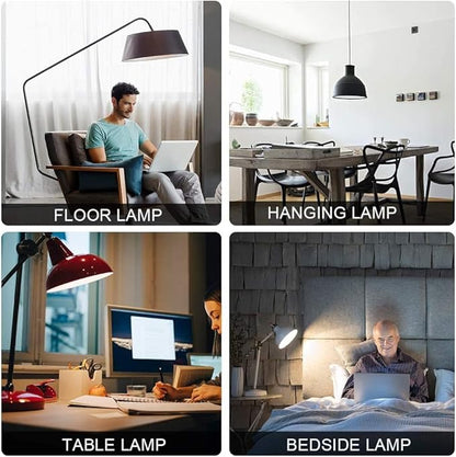 ENERGETIC SMARTER LIGHTING 150 Watt LED Light Bulb, Super Bright A21 Daylight 5000K, Non-Dimmable, 2300lm, High Lumen Light Bulbs, UL Listed, 6-Pack