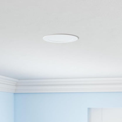 Ensenior 24 Pack 4 Inch LED Recessed Ceiling Light, Dimmable, 2700K-6000K 6CCT, 750LM 9W 120V, High Brightness Canless Wafer Downlight - ETL&FCC&IC