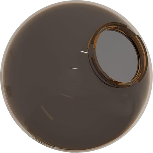 KASTLITE 10" Bronze Acrylic Lamp Post Globe | Smooth Textured with 3.94" Twist Lock Neck | Manufactured in the USA