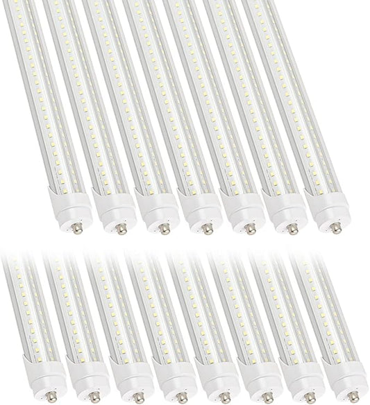 15 Pack 4FT T8 LED Tube Light Bulbs 24W 6000K Daylight with Ultra Bright Dual-Row LED One pin Fa8 Cap, 4 Foot T10 T12 Fluorescent Replacement for Garage, Shop, Warehouse