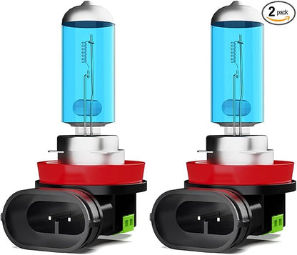 Fog Light Bulbs Compatible with Jeep Grand Cherokee 2014-2021，H11/H8/H9 Fog Lights Halogen Light Bulb, Super Bright 6000K White, Pack of 2
