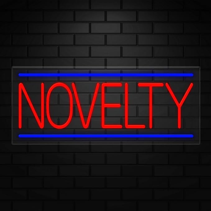 Novelty Neon Sign for Retail Displays | Value priced LED Flex Neon | Electronic Light Up LED Sign for Windows/Walls | 30"W x 12"H x 1"D