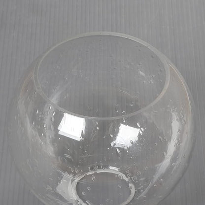 Clear Seeded Glass Globe Lamp Shades Replacement Lampshade Cover with 1-5/8-inch for Wall Sconce Pendant Lighting G0091