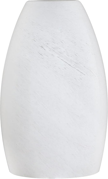 White Swirl Art Glass Pendant Lamp Shade Glass chandeliers Cover Mini Oval Light Shade Replacement Shade Only Light Fixtures for Kitchen Island pendant light 1-Pack 4.72"