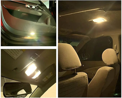 Festoon LED Bulb 43mm 44mm,578 LED Bulbs Warm White 3000k,211-2 212-2 LED Festoon Bulb DC 12V for Camper RV Automotive Interior Dome Reading Map Cargo Lights (Pack 6)