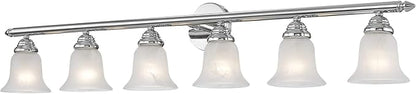 Livex Lighting 1066-05 Neptune 6-Light Bath Light, Chrome