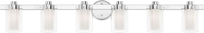 Livex Lighting 15456-05 Manhattan 6-Light Bath Light, Chrome