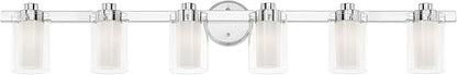 Livex Lighting 15456-05 Manhattan 6-Light Bath Light, Chrome