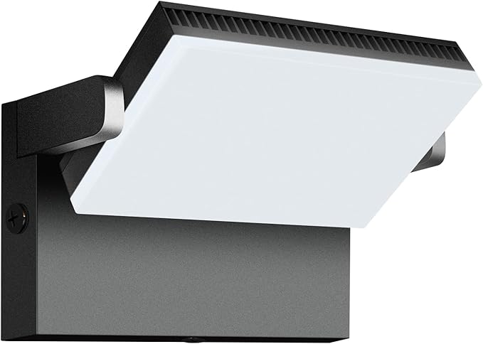 Modern Sleek Flood Lights Outdoor 120W, 18000LM 5000K Waterproof LED Security Lighting, 360° Rotatable Commercial Wall Pack for Yard, Car Lot, Building