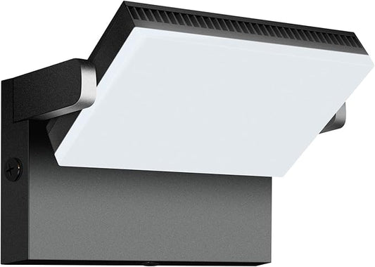 Modern Sleek Flood Lights Outdoor 120W, 18000LM 5000K Waterproof LED Security Lighting, 360° Rotatable Commercial Wall Pack for Yard, Car Lot, Building