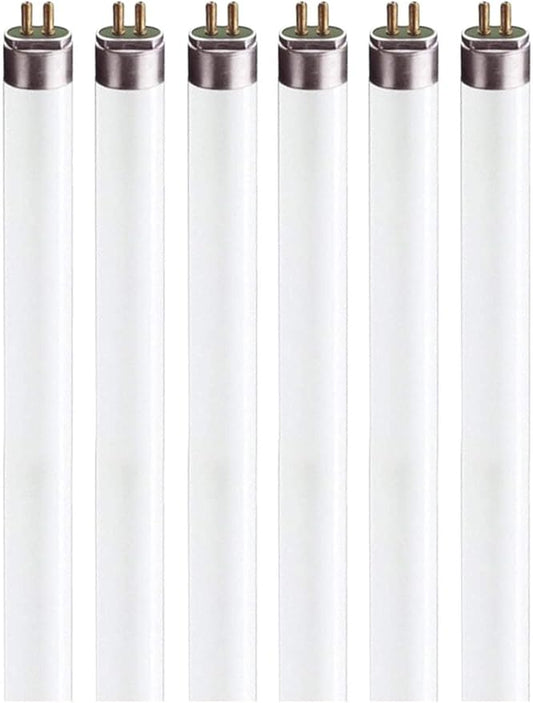 Circle (6 Pack) F13T5/CW - T5 Fluorescent 4100K Cool White - 21" Linear - 13 Watt T5 - Under The Counter Light Bulbs