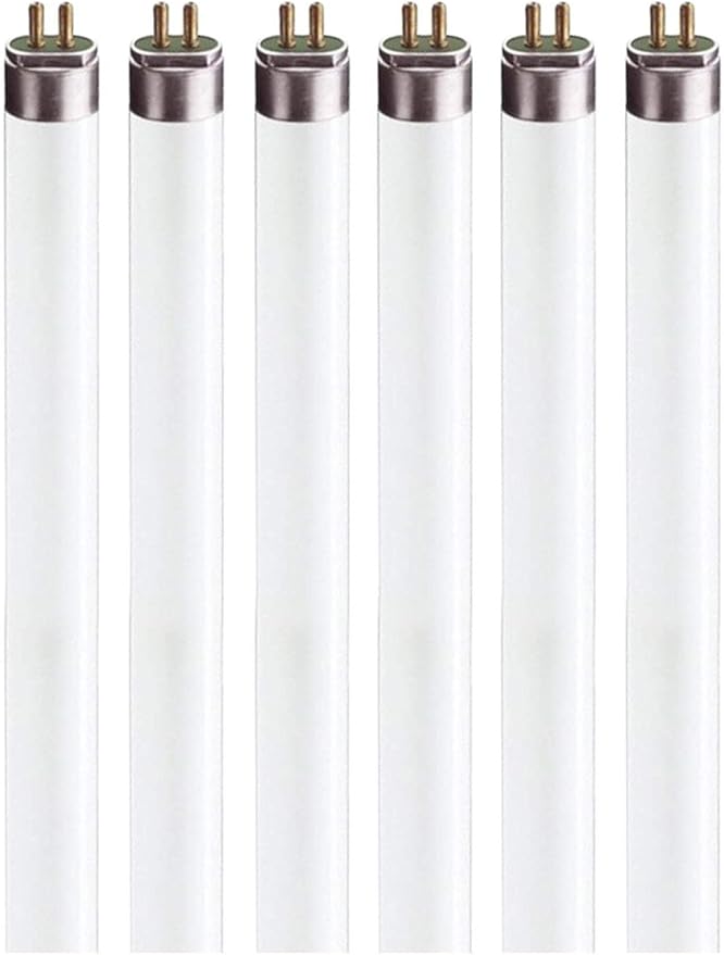 Circle (6 Pack) F13T5/WW - T5 Fluorescent 3000K Warm White - 21" Linear - 13 Watt T5 - Under The Counter Light Bulbs