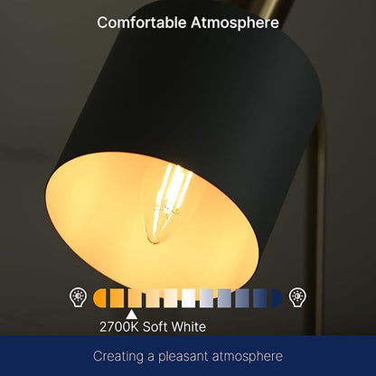 FLSNT 40W Equivalent LED Candelabra Bulbs, Dimmable LED Chandelier Bulbs, E12 Base, 450LM, 82 High CRI, 12 Pack, 2700K Soft White UL,CA65 Listed.