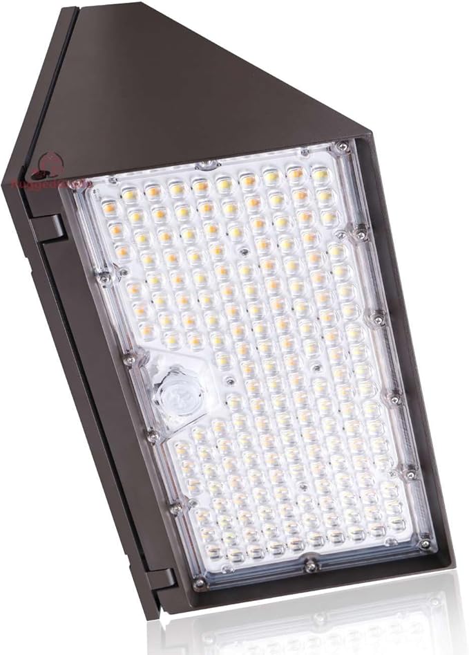 RuggedGrade 120W - Tucana III TunableTech Series - LED Wall Pack Light with Photocell & Motion Sensor - 17,200 Lumens - Color Selectable 3000K/4000K/5000K - Outdoor LED Light - DLC 5.1 Premium