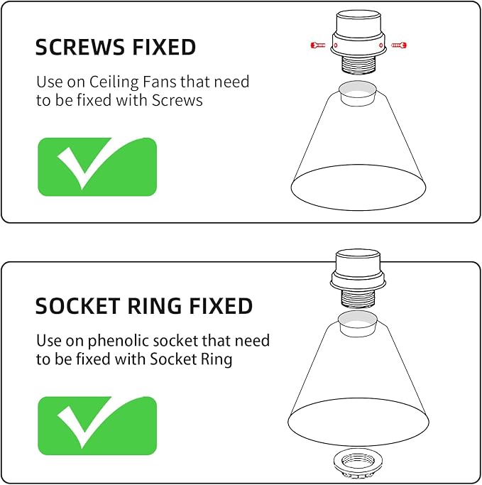 Pendant Light Shade, ALUCSET Trumpet Star Iron Lampshade Fitter 2.4 inch Height 7.4 Inch Bottom Diameter 5.7 Inch Fits Bedroom Lving Room and Bathroom for Chandelier Shades Wall Sconces Series 2 Packs