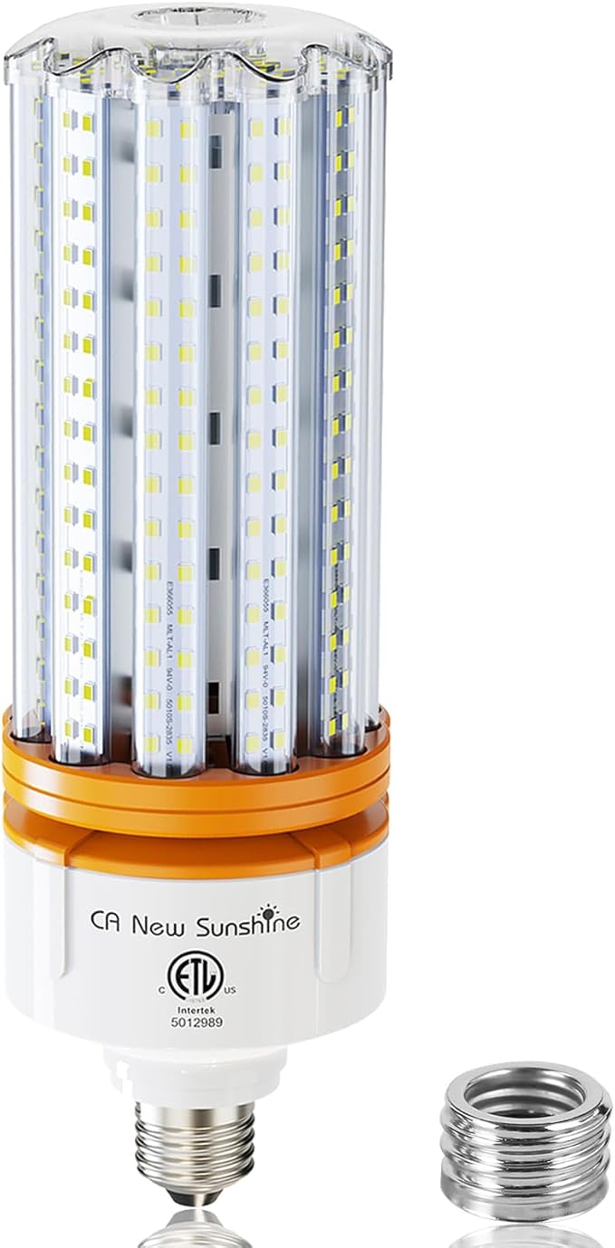 1000W Equivalent Led Corn Light Bulbs,100W Led Corn Bulb 15000 Lumen, 5000k Daylight White lamp, E26/E39 Medium Mogul Base, Large Area Lights for Outdoor Indoor Garage Warehouse High Bay Lighting