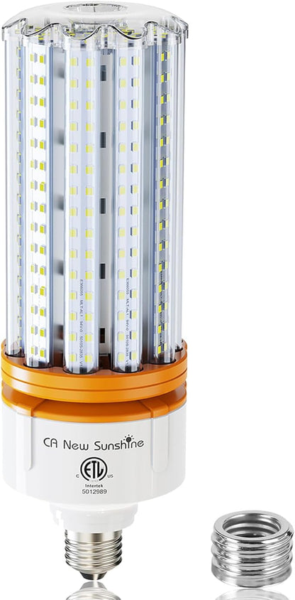 1000W Equivalent Led Corn Light Bulbs,100W Led Corn Bulb 15000 Lumen, 5000k Daylight White lamp, E26/E39 Medium Mogul Base, Large Area Lights for Outdoor Indoor Garage Warehouse High Bay Lighting