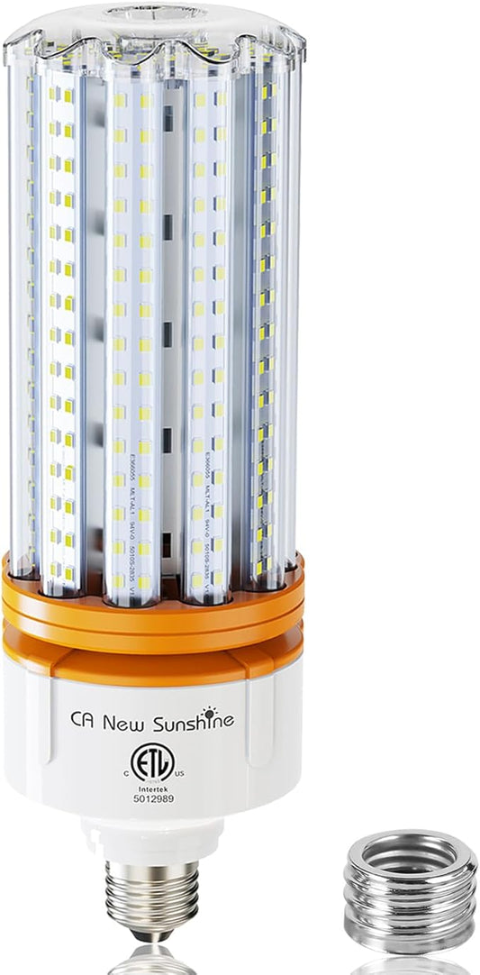 1000W Equivalent Led Corn Light Bulbs,100W Led Corn Bulb 15000 Lumen, 5000k Daylight White lamp, E26/E39 Medium Mogul Base, Large Area Lights for Outdoor Indoor Garage Warehouse High Bay Lighting