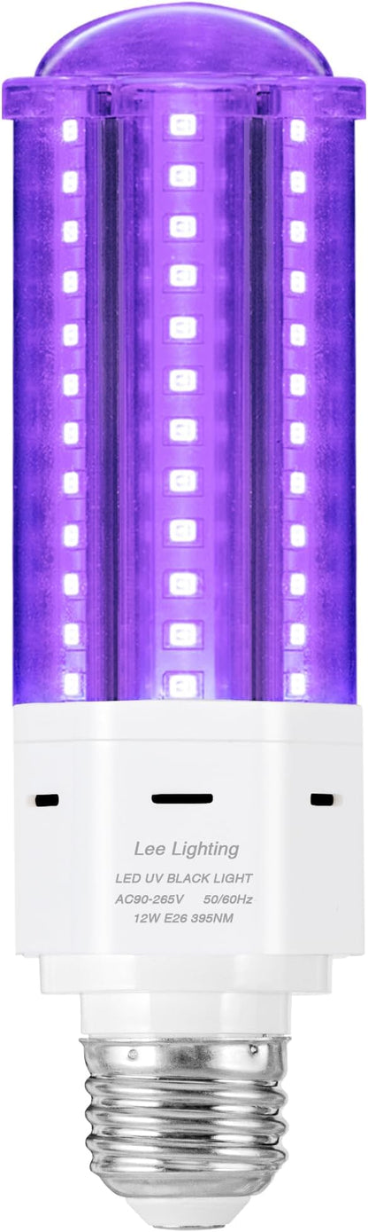 Blacklight Bulb, 12W LED UV Ultraviolet Blacklight AC90-265V