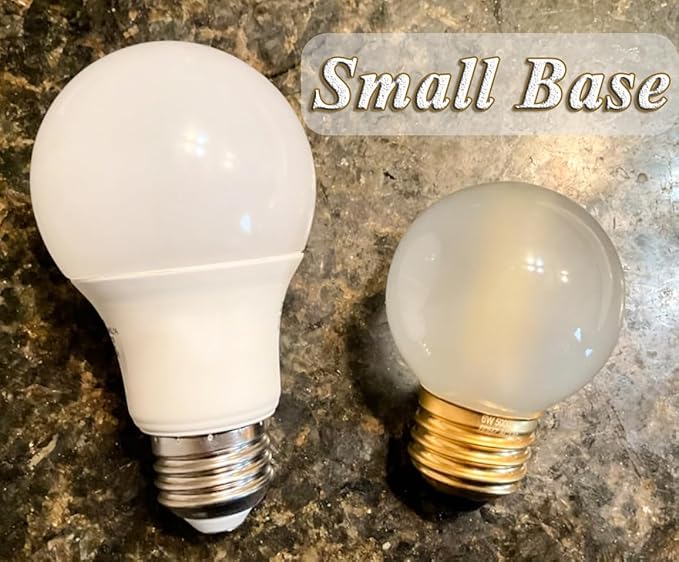 Dimmable E26 Edison Bulb, Frosted G16.5 Light Bulb 6W Equal 60 watt Light Bulb, 5000K,600LM AC120V, Frosted Globe LED Bulbs 40W for Pendant,Chandeliers,Vanity,6Pack