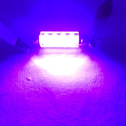 578 LED Bulb Pink Purple,211-2 Festoon LED Car Bulbs 43mm 44mm,Festoon 212-2 LED Bulb DC 24V for Truck Interior Map Trunk Lights (Pack 12)