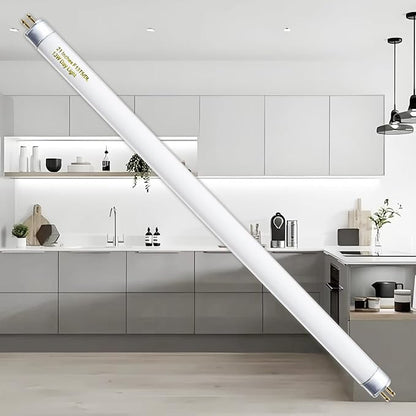 8 Pack 21 Inch T5 Fluorescent Bulbs 13 Watt Daylight 6500K, F13T5D Under Cabinet Lights Bulb, 750 Lumen G5 Base